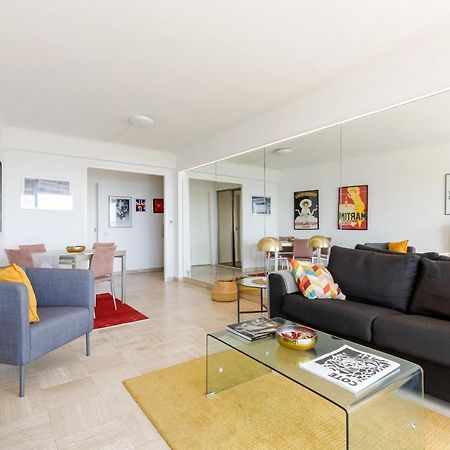Vue Mer Exceptionnelle Sur Plage Du Midi En 1Re Ligne- 2 Chambres 戛纳 外观 照片