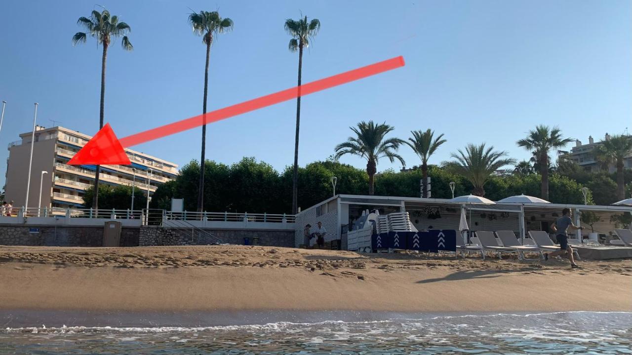 Vue Mer Exceptionnelle Sur Plage Du Midi En 1Re Ligne- 2 Chambres 戛纳 外观 照片